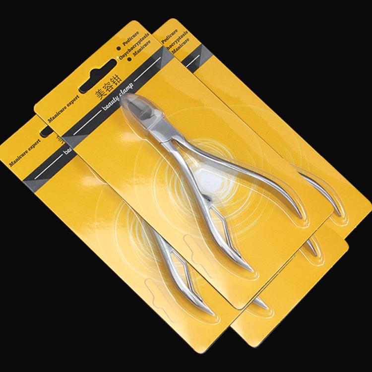 Stainless Steel Ingrown Toenail Clipper and Cuticle Nipper - Eagle Beak Design (Model 8717)