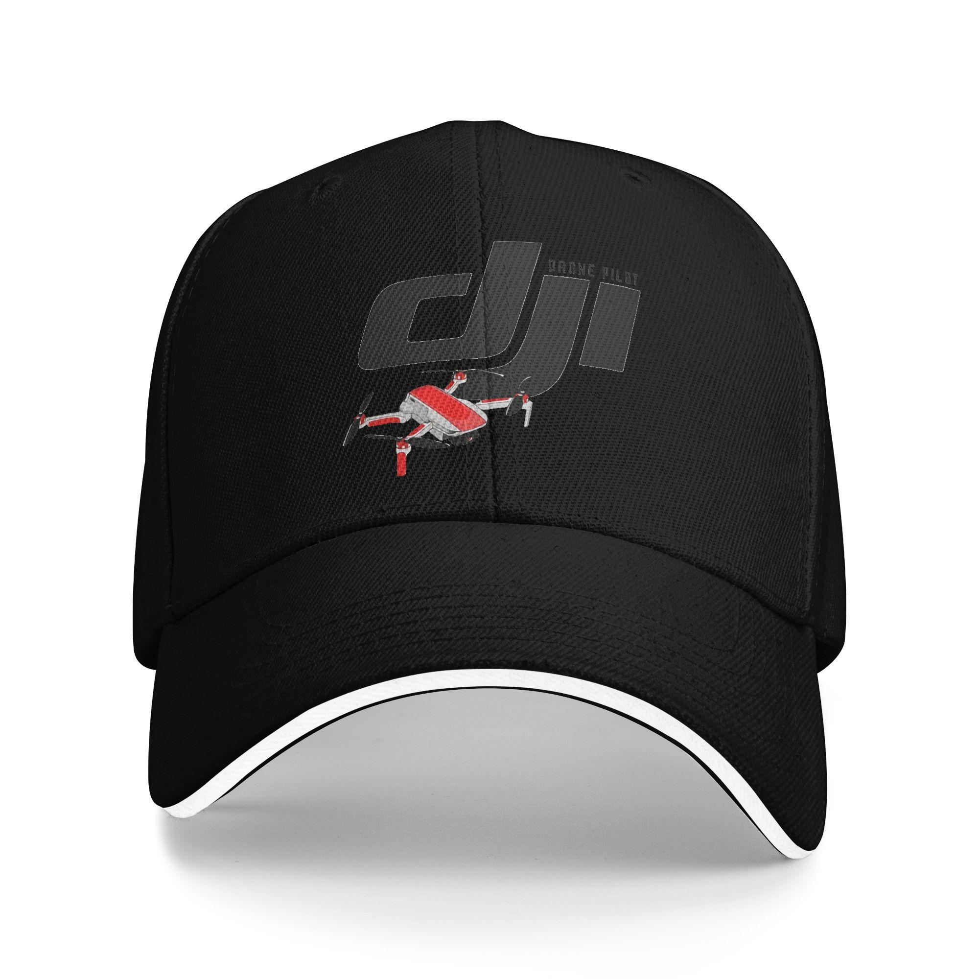 

Ddjis Drone Pilot Logo Sun Baseball Cap Summer y2k Cool Hip Hop Hats For Couple Women Running Hippie Baseball Caps One Size