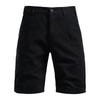 Summer Men's Cotton Casual Shorts Straight Knee Length Short Pants Solid Color Cargo Shorts Men