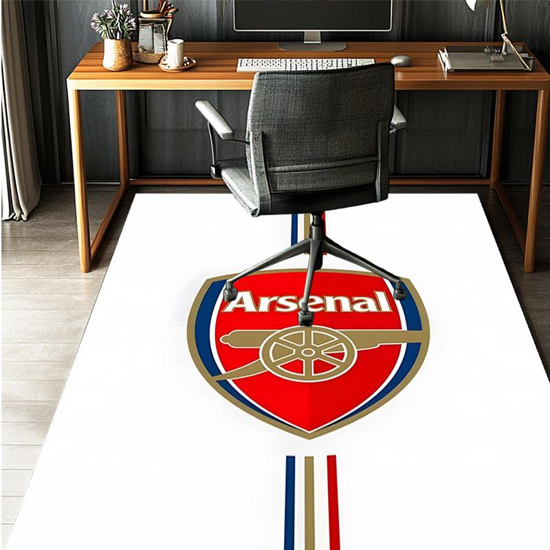 Arsenal F.C Pattern Rug, Indoor/Outdoor Mat, for Picnic, Gameroom, Bedroom, Office, Living Room, Home Decor Carpet, Birthday Gift
