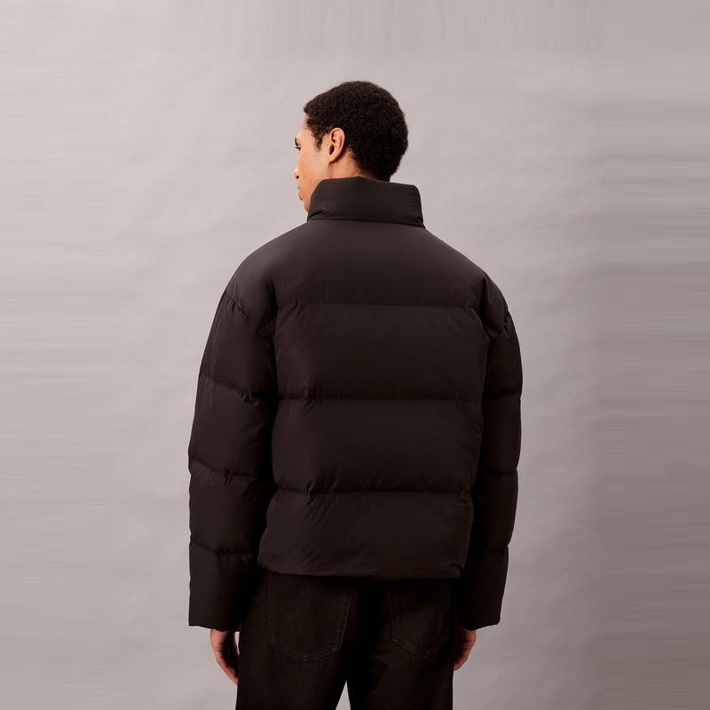 Calvin Klein Casual Commuter Letter Stand Collar Down Jacket Men Jacket 4RD577G-UB1