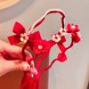 Tassel Chinese Style Headband Plush Ball New Year Hair hoop Performance Ancient Headwear  Home