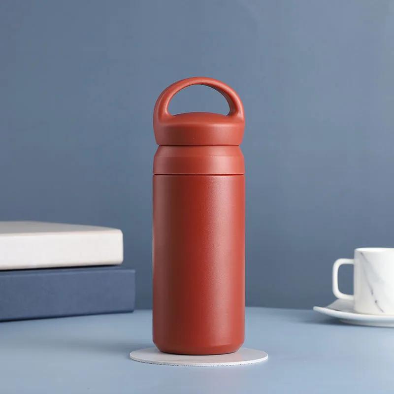 500ML Water Bottles Protable Stainless Steel Durable Thermos Insulated High-capacity Drinking Bottle Coffee Cup Travel Mug Cafe