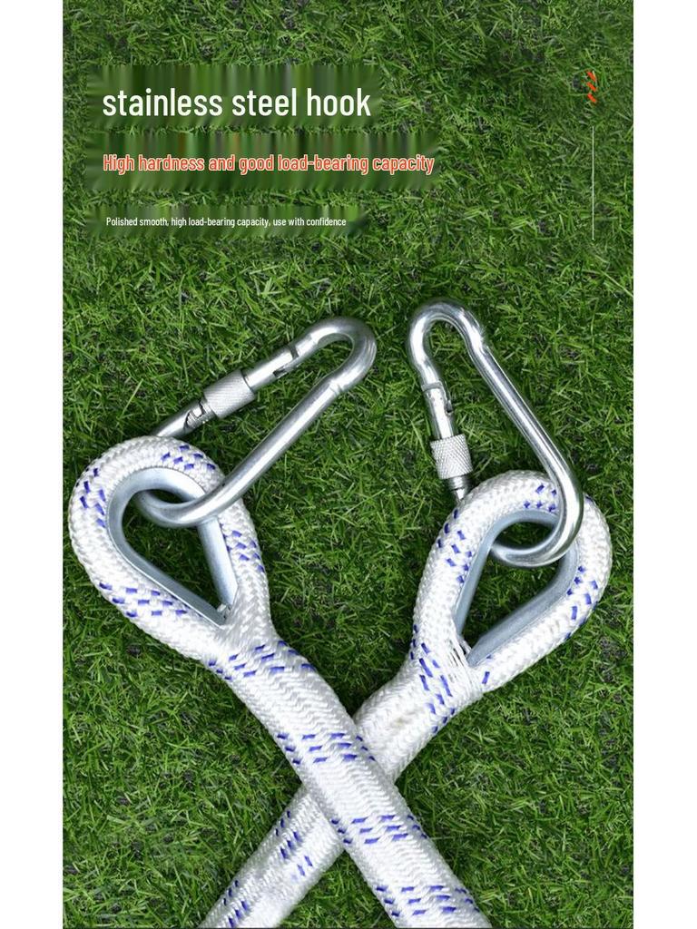 Resin Rope Rescue Ladder: Outdoor Climbing and Fire Escape Ladder for High-Rise Emergencies