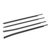 4 Pcs Window Moulding Weatherstrip Seal Rubber 68160 0C020 Door Belt Replacement for Toyota Double Cab 2007 To 2020