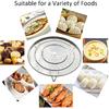Steamer Rack, 11.81" / 30cm 304 Stainless Steel Removable Legs Multifunction Steaming Stand Holder Rack for Steamer Pot Pans