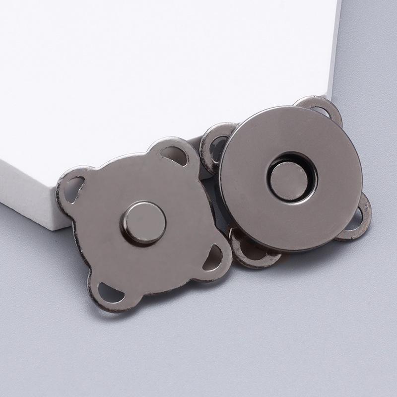 Plum Blossom Magnetic Snap Fasteners: Invisible, Colorful Male-Female Buckles for Bags & Clothes