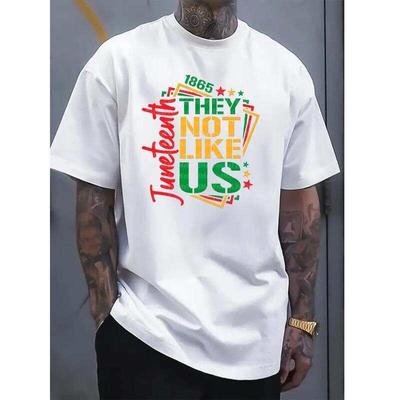 JuneT-Shirtnth "They're Not Like Us" Fun, Unisex T-Shirts, Unisex African American Freedom 1865 Commemorative T-Shirts