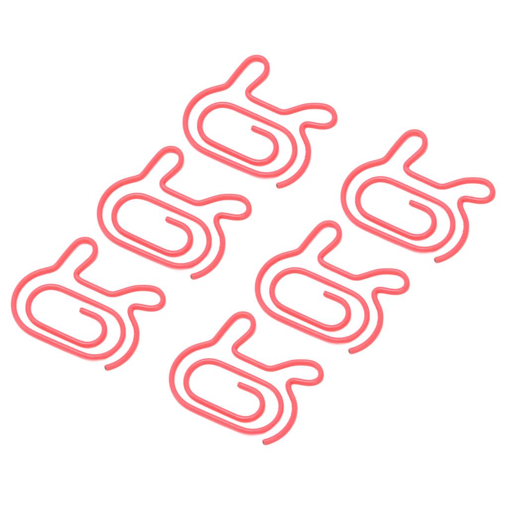 100pcs Paper Clips Increased Slip Resistance Rust Prevention Plating Process Exquisite Office Paper