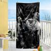 Goalkeeper Action Beach Towel Super Soft & Absorbent Comfortable Lightweight Suitable for Swimming, Gym, Camping, Yoga Vacation