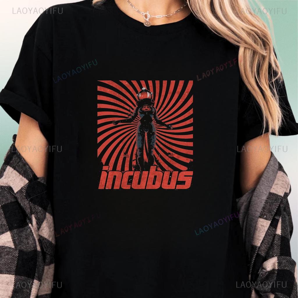 Incubus Band - Rock Band Rap Singer Hip-Hop Gift Summer Casual Men's and Women's Universal Roun