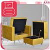 Alicja Reclining Armchair for Sleeping with a Container Family Meble Yellow Gold