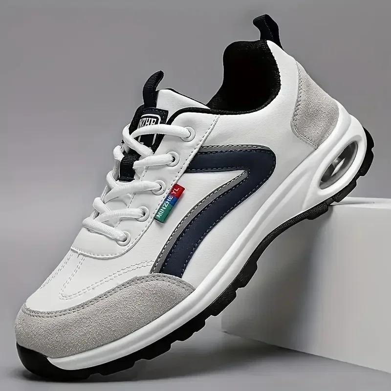 Men’s Outdoor Hiking Shoes Breathable Mesh Shock-Absorbing Reinforced Toe Cap for Extreme Durability Camping Shoes Sneakers Men