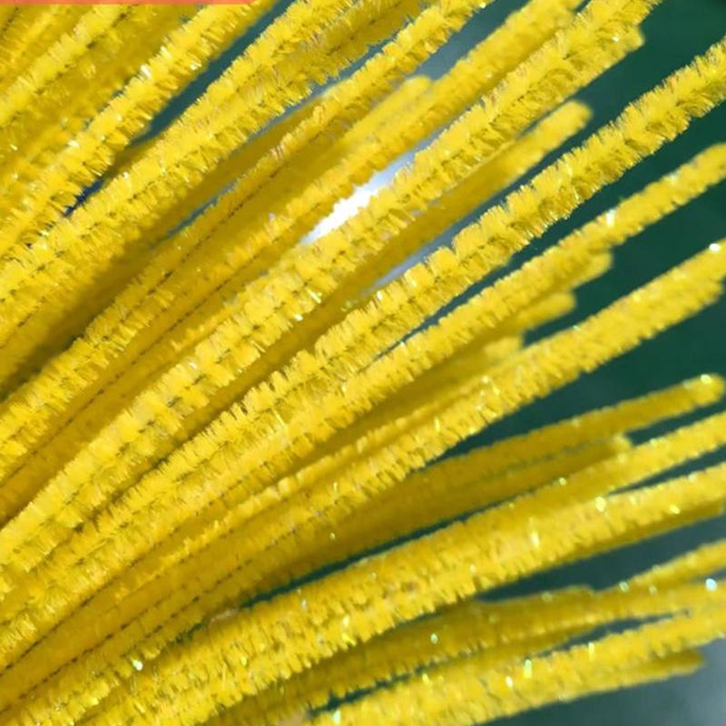 100Pcs Soft Chenille Stems Assorted Pipe Cleaners for Children DIY Art Crafts Kindergarten Handmade Craft Projects