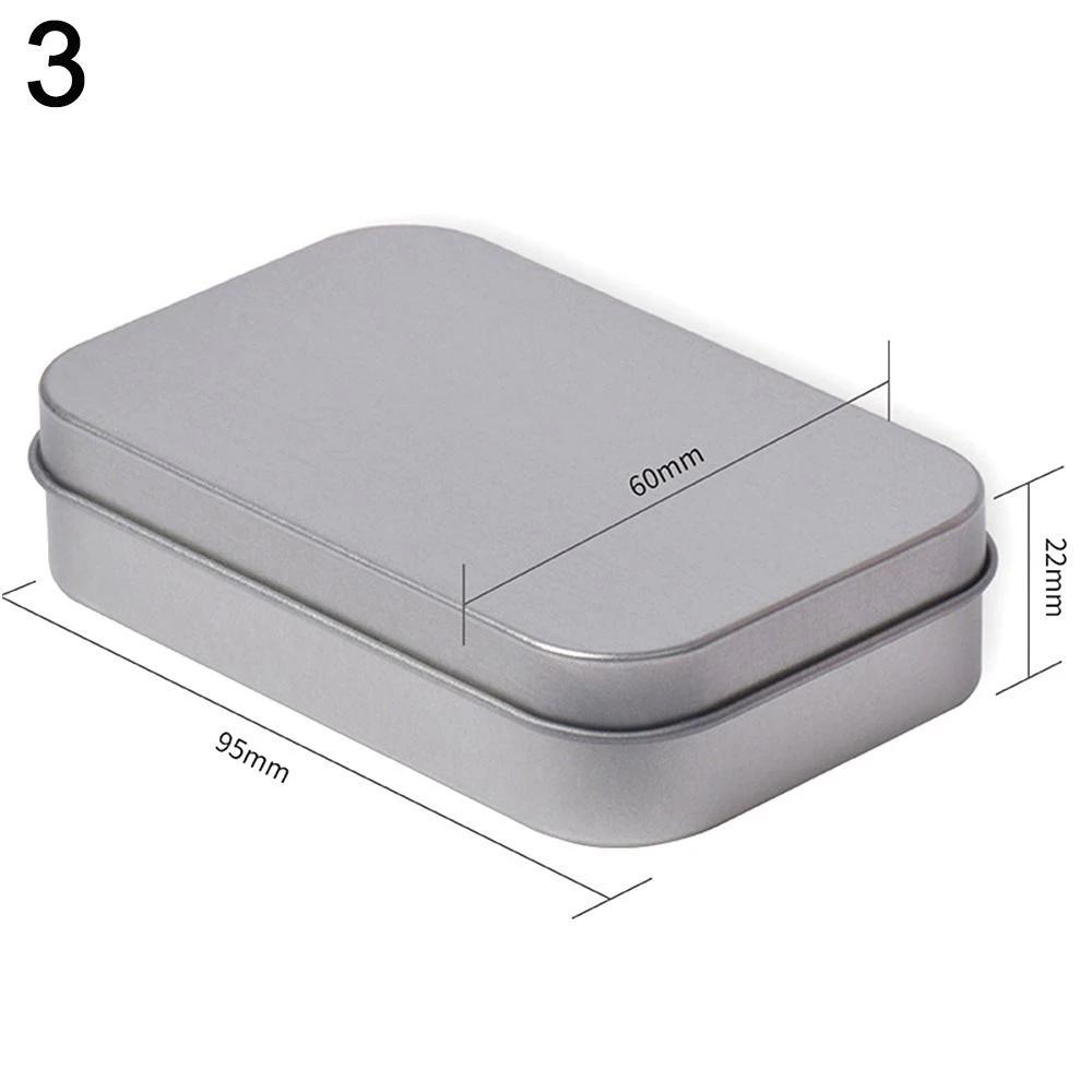 1Pc Refillable Tea Cans Metal Box Aluminum Tin Jar Nail Candle Cosmetic Container Candy Packaging Lid Storage Box for Cream Balm