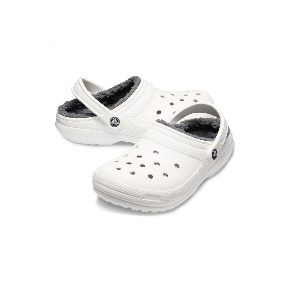 

Crocs Adult Classic Lined Clog Wgr 24fucl203591 WHITEGREYZ10M/230