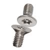 50pcs M4 Stainless Steel SS304 Flat Head Star Drive Machine Screws S