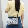 Summer Fashion Simple Shoulder Women's Bag Trend Rhombus Geometric Folding Bag Crossbody Underarm Bag
