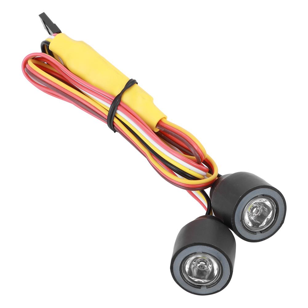 LED Lights Headlight Fit for Jeep Wrangler 110 RC Crawler Car DIY Modification Upgrade Accessories