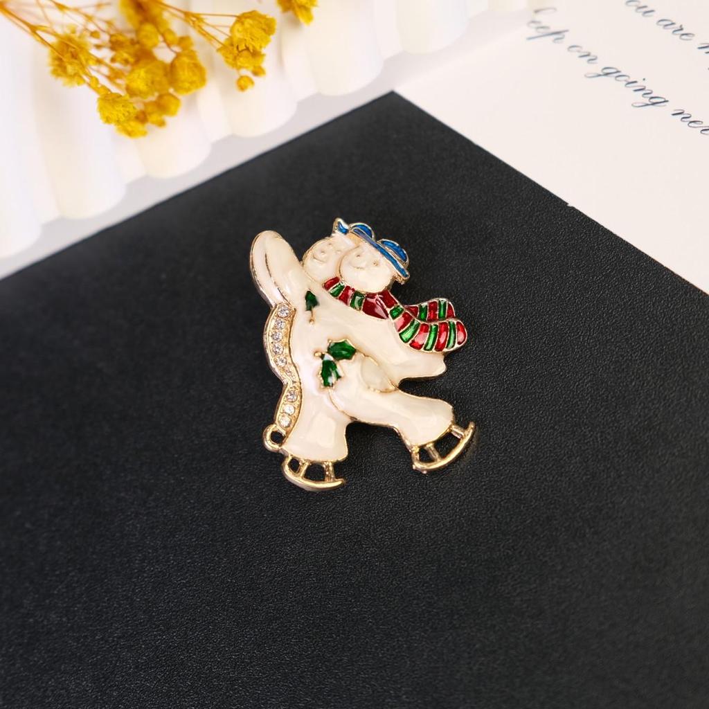 New Holiday Brooch Series: Santa Claus & Christmas Tree Festive Pins