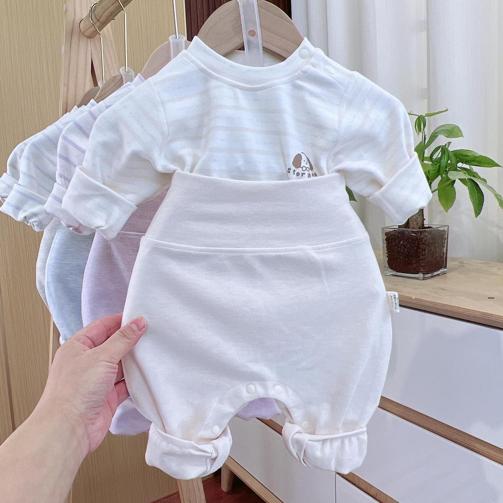 Baby Winter Style 33262: Thickened High-Waisted Soft and Breathable Autumn Pants for Infants and Toddlers