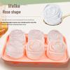 Food-Grade Silicone Ice Cube Tray with Lid