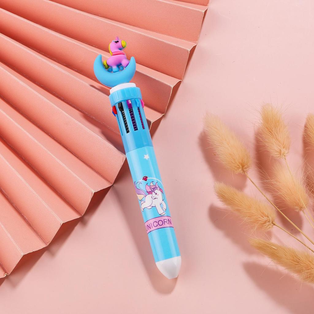 Creative Cartoon Multi-Color Ballpoint Pen for Students and Journals
