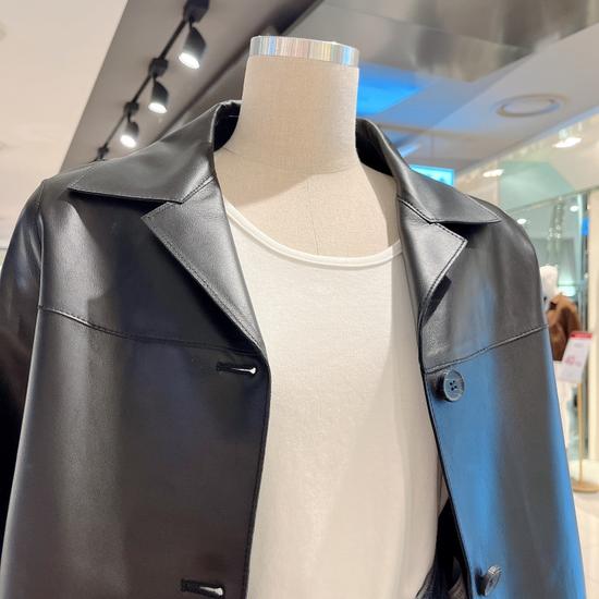 ab.f.z Genuine Leather Single Jacket (ABXA5FFJ1G)