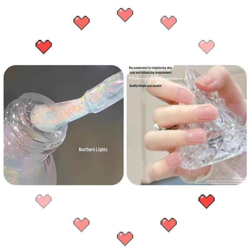 Aurora Glitter Peelable Water-Based Quick Dry Nail Polish Set