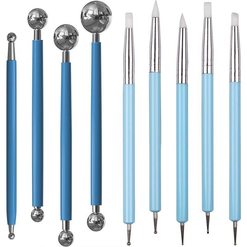 Pottery Clay Tool Kit - 5-Piece Set for Sculpting, Trimming, and Modeling