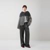 ELLE French Knit Hooded Shawl Fashion Single-Breasted Design Casual Loose Versatile Long Sleeve Plush Coat Women Outerwear EF53027