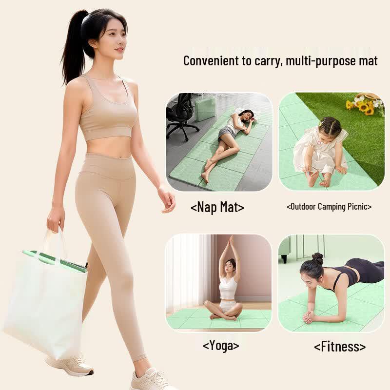 LISM Foldable TPE Yoga & Fitness Mat
