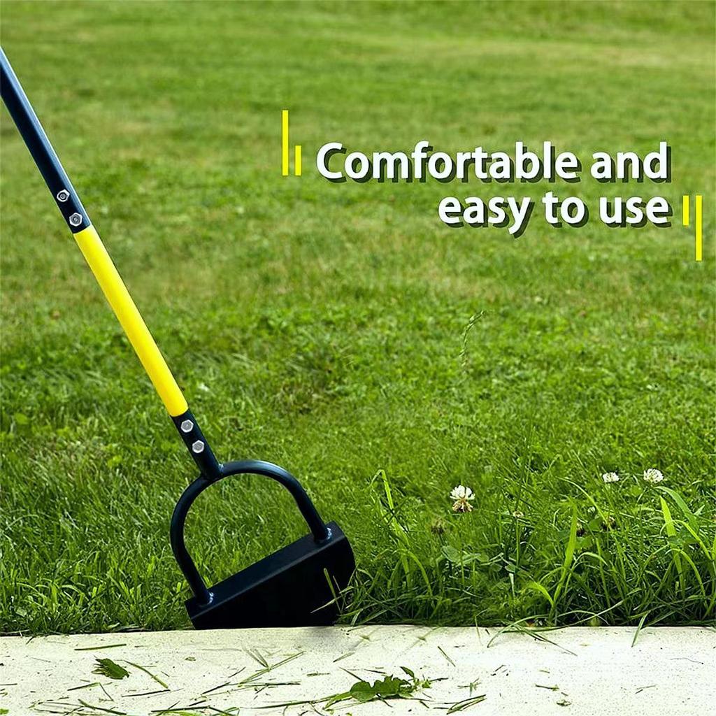 Manual Half-Moon Serrated Edging Shovel for Gardening