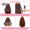 Damage Free Hair Curler No Heat Curling Rod Headband, Fo Long Thick Hair, Octopus Curl Styling Headband Curls Roller with Eight Claws, DIY Tool