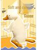 Adorable Large White Goose Plush Pillow Doll for Kids