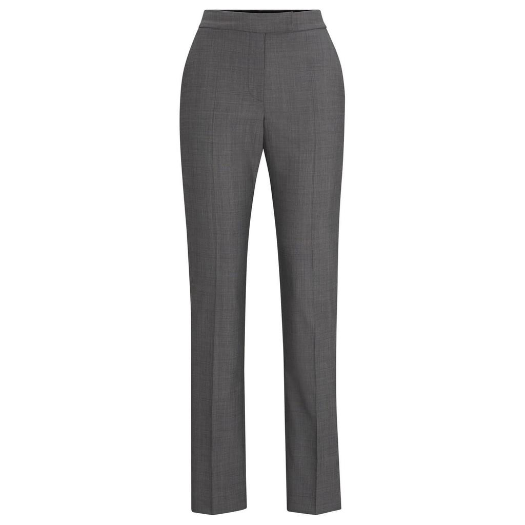 BOSS Womens/Ladies Straight Leg Slim Trousers