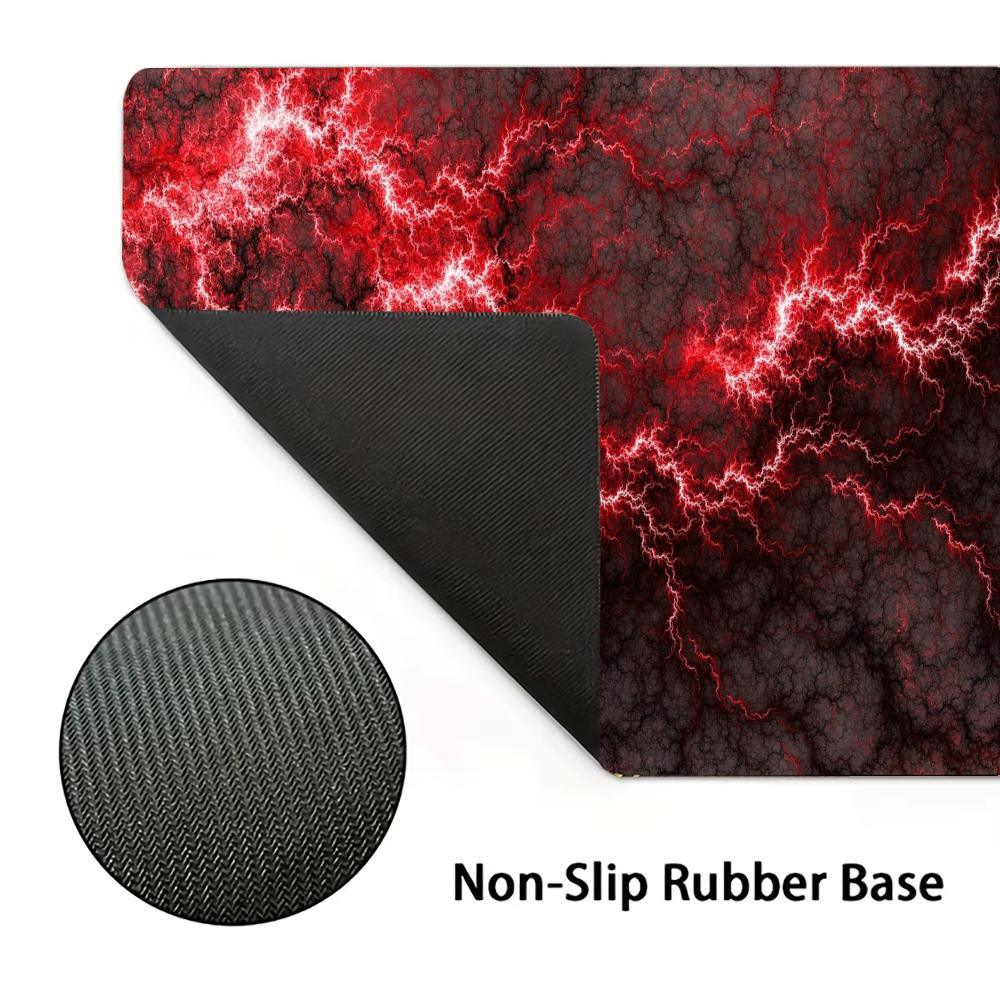 Powerful red glow Mouse pad Mouse Carpet Office Table Mat Mouse Pads Playmat Pc Decor Writing Mat For Laptop Desktop Home Work
