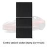 For Tesla Model3Y Highland Juniper Center Console Panel Sticker Suede Film Carbon Central Control Cover Car Interior Accessories