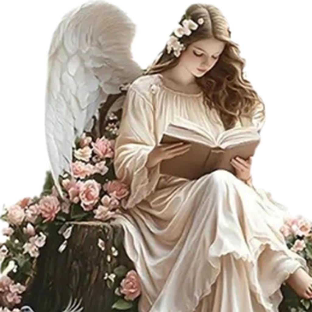 Acrylic Angel Fairy Decor, Desktop Display Ornament, Attractive 2D Flat Sign with Base for Living