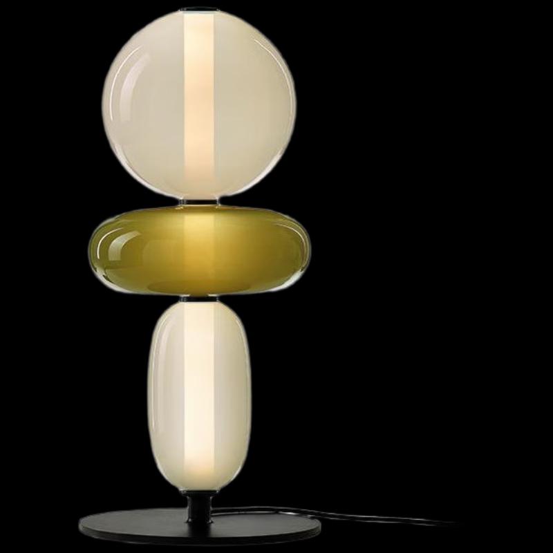 Lampada da terra in vetro dal design creativo a lecca-lecca