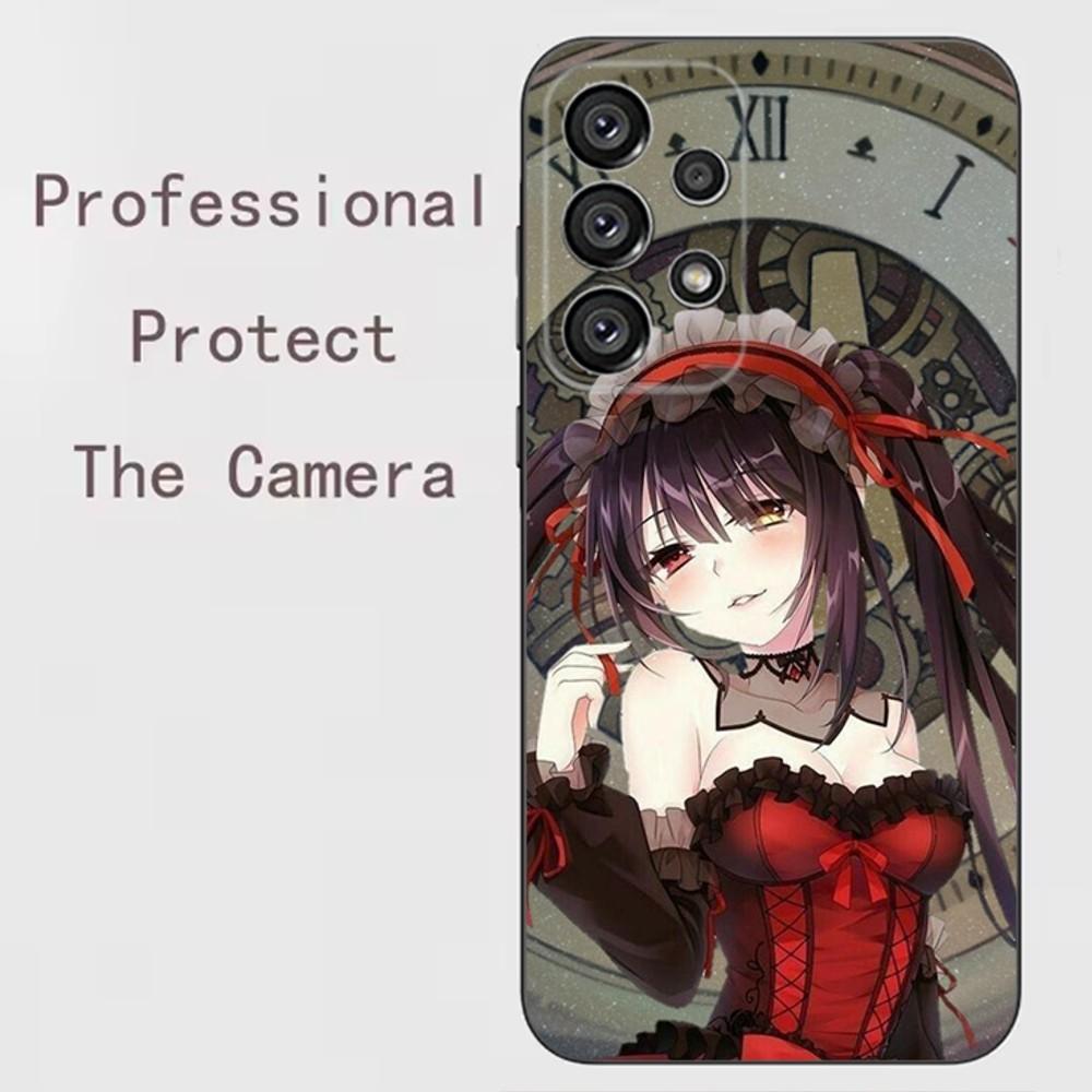 Tokisaki Kurumi Date a Live Phone Case For Samsung Galaxy A13,A21s,A22,A31,A32,A52,A53,A71,A80,A91 Soft Black Shell