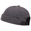 Fashion Quick Drying Dome Melon Cap  Men Women Fashion Vintage Brimless Hat Hip Hop Landlord Hat Unisex Solid Color Short Cap