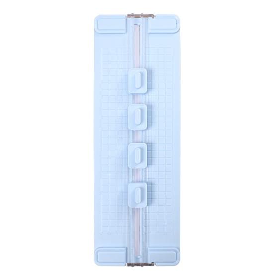 

Paper Cutters Portable Double-Ended Orbital Trimmer 4-in-1 Blades Mini Paper Trimmer with Ruler