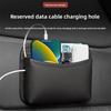 PU Leather Car Storage Bag Self-Adhesive Center Console Multifunction Organizer