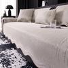2025 New Special-shaped Ice Silk Sofa Cushion Summer Summer Sofa Mat Seat Cushion Fixed Non-slip Cover Cloth Towel