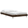 VidaXL Cadre de lit chêne fumé 90x190 cm bois d'ingénierie 832306