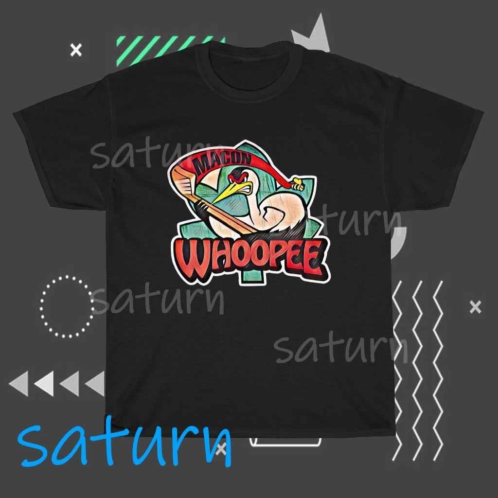 Macon Whoopee Hockey Logo T-Shirt Funny Size S to 5XL M