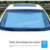 Car sunshade curtain Heat Insulation Patterned Car Sunroof Shade - UV Protection Auto Window Sun Shade Accessory
