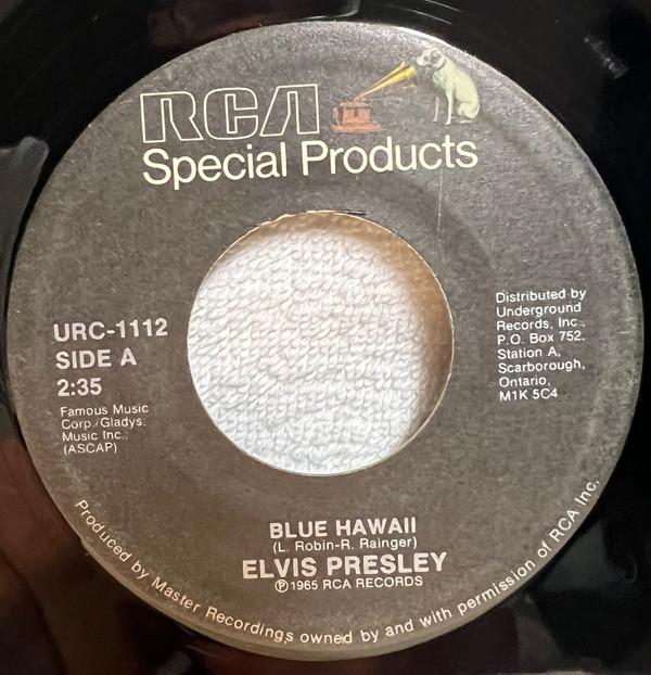 

7inch Record ELVIS PRESLEY Blue HawaiiHawaiian Wedding Song URC1112 RCA Special Pro Canada Rock Used