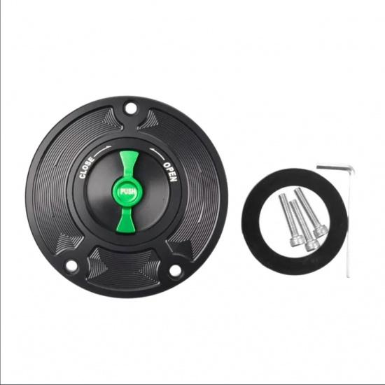 For Kawasaki Ninja ZX6R ZX-6R ZX 636 2007-2018 Keyless Quick Release Motorcycle Tank Fuel Caps Gas Cover Case